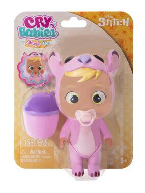 Cry Babies 5" Magic Tears Disney Stitch- Angel Brand New